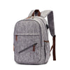 Image of Men's Waterproof Backpack with USB - Grey