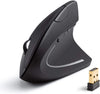 Image of Smartonica 2.4G Wireless Vertical Optical Mouse - Right Hand - Black