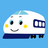 Image of Paint by Number Kits for Kids Beginner - Cute Train 8" x 8"