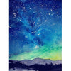 Image of DIY Paint by Numbers Canvas Painting Kit - Northern Lights