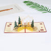 Image of 3D Christmas Life Pop Up Card and Envelope