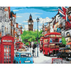 Image of DIY Paint by Numbers Canvas Painting Kit - London City Bus Telephone