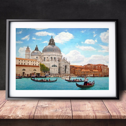 DIY Paint by Numbers Canvas Painting Kit - Venice Gondola Tour