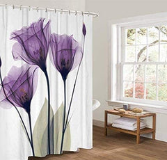 Shower Curtain with Metal Hooks, 72