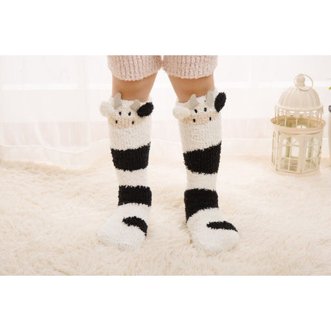 Winter Socks for Girls - Funny Animals - [1 Pair]