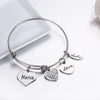 Image of Nana Love Heart Charm Bracelet Adjustable Bangle Gift for Women