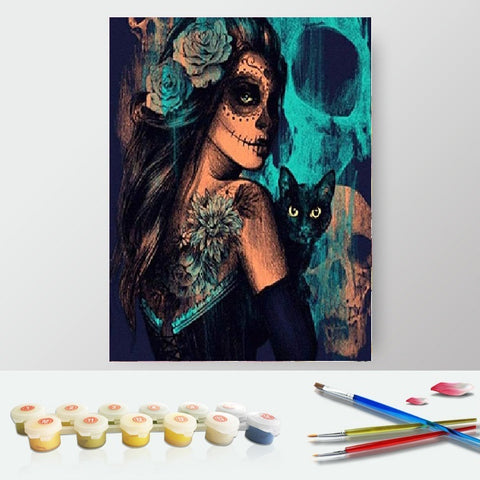 Paint by Numbers Kit - Magic Cat