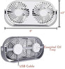 Image of Portable Desk Fan - Small Tabletop Fan with Strong Airflow