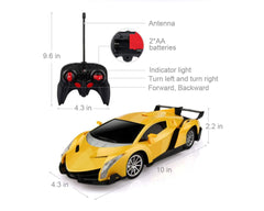 Remote Control Car with Double Batteries - Yellow