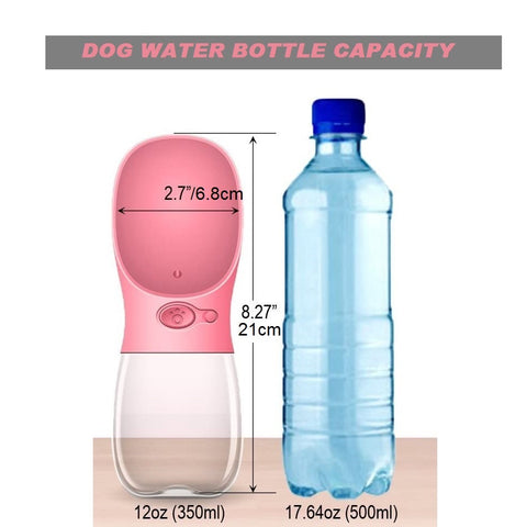 Dog 12oz Water Bottle