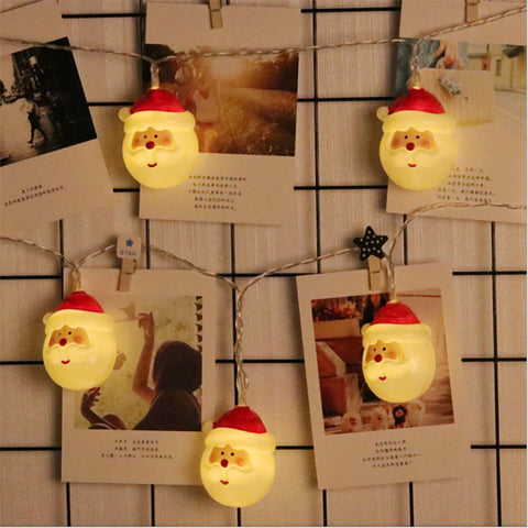 Led Santa String Lights - Christmas Lights