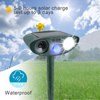 Image of ultrasonic solar animal repeller, features