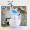 Image of 3D Christmas Snowman Pop Up Card and Envelope