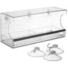 Image of Window Bird House Feeder with Sliding Seed Tray Holder and 3 Extra Strong Suction Cups - For Wild Birds, Finch, Cardinal, and Bluebird