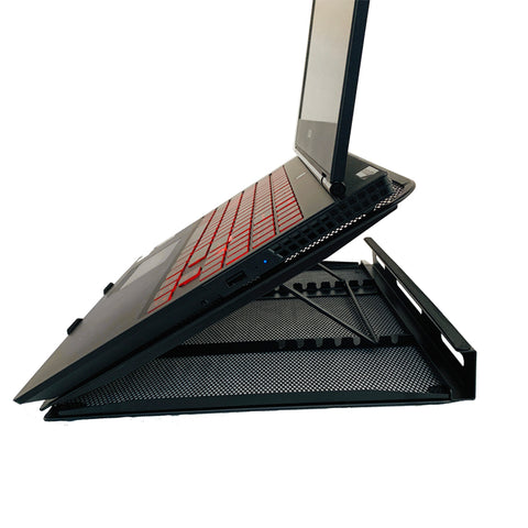 Adjustable Laptop Stand for 10-17" Laptops - Black