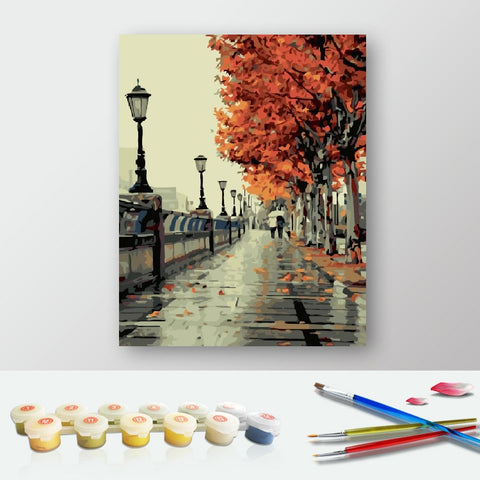 Paint by Numbers Kit - Rainy Day