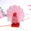 Image of 3D Ferris Wheel Pop Up Card and Envelope