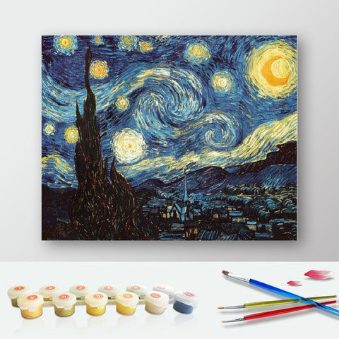 Paint by Numbers Kit - Van Gogh The Starry Night Replica