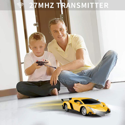 Remote Control Car with Double Batteries - Yellow