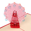 Image of 3D Ferris Wheel Pop Up Card and Envelope