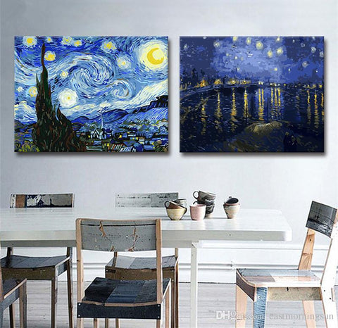 Paint by Numbers Kit - Van Gogh The Starry Night Replica