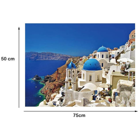 Santorini - Large Paper Jigsaw Puzzle [1000 Pieces]