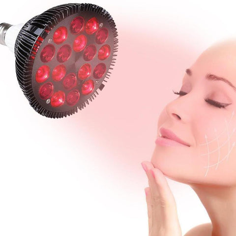 Red Light Therapy Lamp - Clamp and Bulb Set - 54W 18 LED