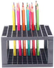 Image of 96 Hole Plastic Pencil & Brush Holder Multi Bin Organizer