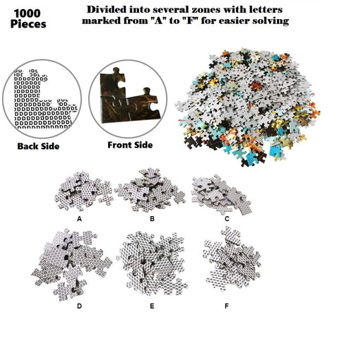 Santorini - Large Paper Jigsaw Puzzle [1000 Pieces]