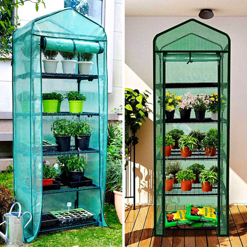 5-Tier Mini Greenhouse for Indoor and Outdoor