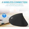 Image of Smartonica 2.4G Wireless Vertical Optical Mouse with USB Receiver - Left Hand