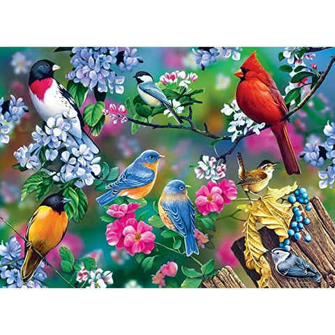 DIY Paint by Numbers Canvas Painting Kit - Birds Parrots