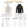 Image of Super Therma Heated Jacket for Women and Men with Battery Pack 5V - Detachable Hood - 9 Heated Zones