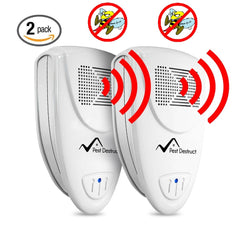 Ultrasonic Bee Repeller PACK of 2- Get Rid Of Bees In 48 Hours Or It's FREE