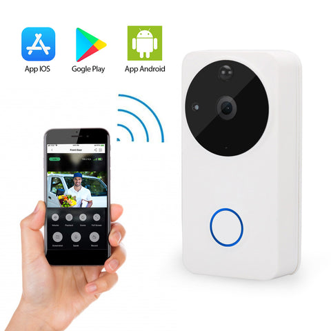 Smart Video Doorbell Camera - Night Vision & Motion Detection