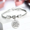 Image of Love Between a Grandmother and Grandson is Forever Bracelet - Personalized Jewelry Gift - 10’’