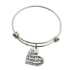 Image of Bangle Bracelet It Takes a Big Heart to Teach Little Minds - Gift for Teachers & Parents
