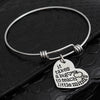 Image of Bangle Bracelet It Takes a Big Heart to Teach Little Minds - Gift for Teachers & Parents