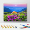 Image of DIY Paint by Numbers Canvas Painting Kit - Pink Sunset