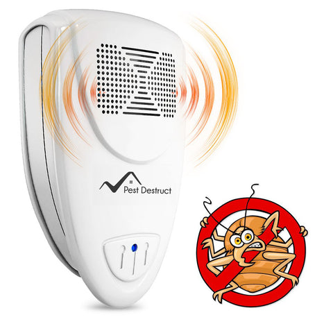 Ultrasonic Bed Bug Repeller - 100% SAFE for Children and Pets - Quickly Eliminate Pests