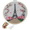 Image of Embroidery Starter Kit with Pattern Eiffel Tower