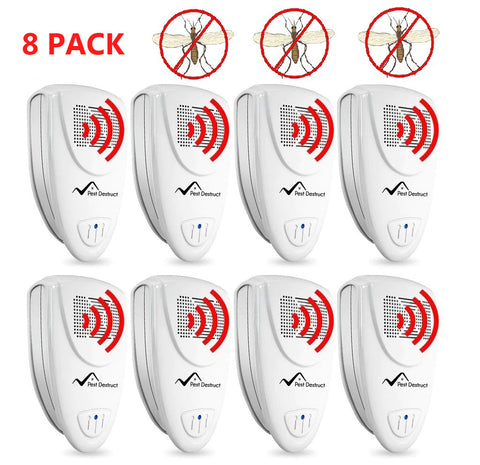 Ultrasonic Gnat Repeller PACK OF 8 - Get Rid Of Gnats In 48 Hours Or It's FREE