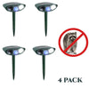 Image of Raccoon Outdoor Ultrasonic Repeller - PACK OF 4 - Solar Powered Ultrasonic Animal & Pest Repellant - Get Rid of Raccoons in 48 Hours or It's FREE