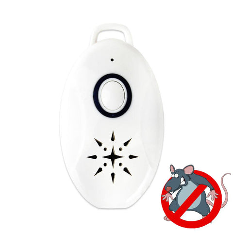 Portable Ultrasonic Battery Operated Rat Repeller - PACK of 2 - Protect Your Home From Rat