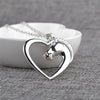 Image of Heart Pendant Necklace Horse Heart Jewelry - Family and Friends Jewelry Gift