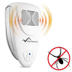 Ultrasonic Spider Repeller - 100% SAFE for Children and Pets - Quickly Eliminate Pests